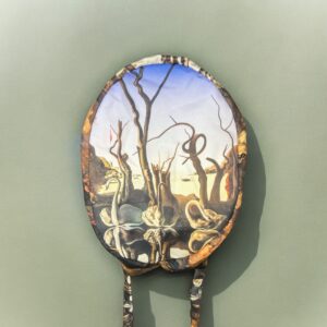 Cisnes reflejando elefantes